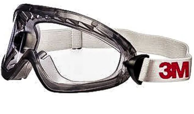 Brýle bezpečnostní 3M™, zapouzdřené, antifog, čirá kopule
